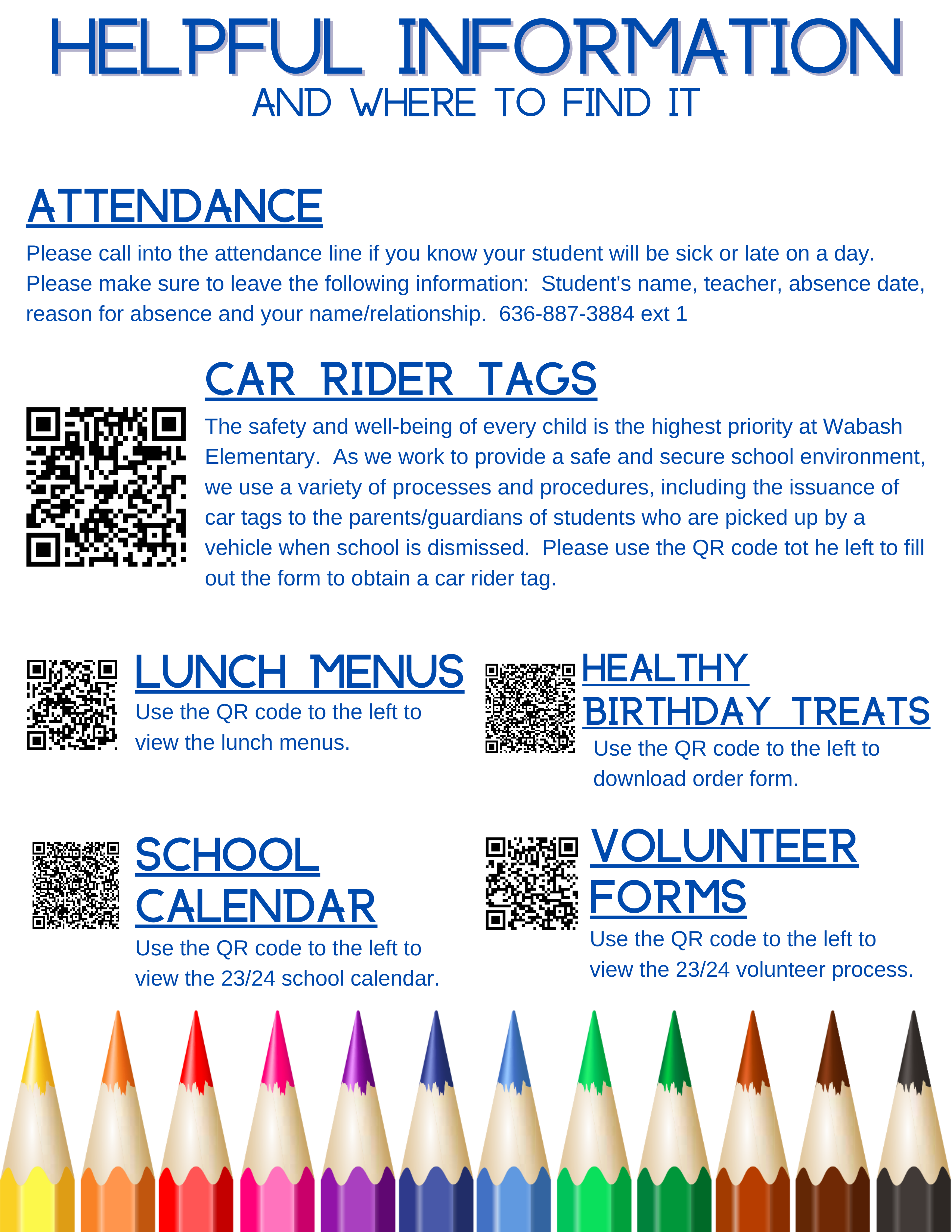 Car Rider Form